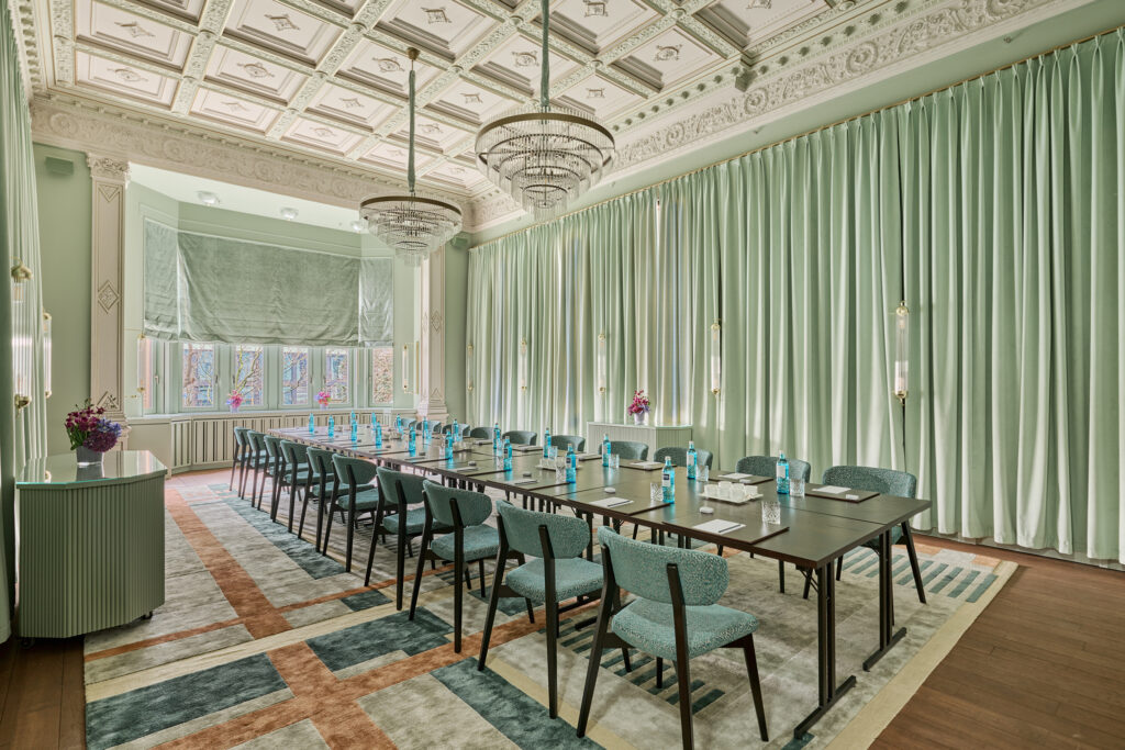 Der Grüne Salon im Hotel The Florentin